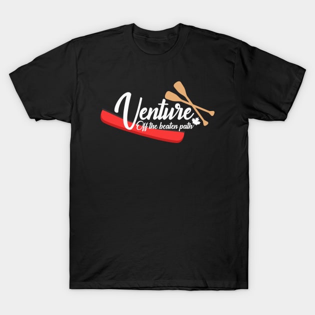 Venture off the Beaten Path T-Shirt by Planetarydesigns